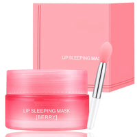 KAYZON Lip Sleeping Mask, Lip Sleep Mask Overnight Lip Skincare Lip Oils, Lip Moisturiser for Dry Chapped Peeling Cracked Lips Fades Lip Lines, Lip Balm for Moisture Lip Care (Strawberry 01)