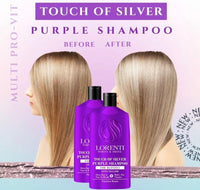 Lorenti Purple Hair Shampoo For Anti Yellow Purple Shampoo Blonde Touch Of Silver 630 ml