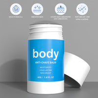 Wormeer Anti Chafing Cream, Water & Sweat Proof Anti Friction Stick, Chafe Balm & Chafe Stick For Sports, Avoid Discomfort in the Thighs, Friction & Dryness