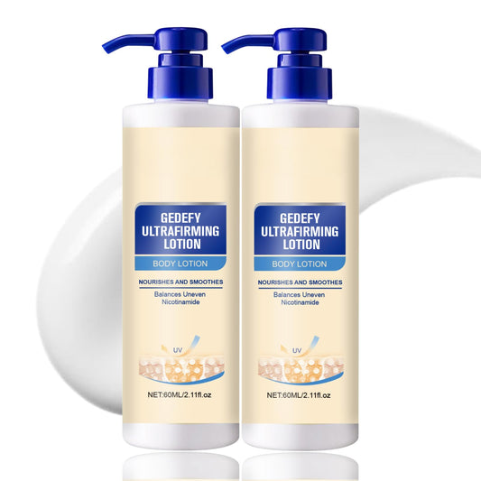 Ultra Firming Body Lotion with Niacinamide & Hyaluronic Acid -Skin Firming and Tightening Lotion for Dry & Aging Skin - Deeply Nourishes, Smooths & Improves Elasticity - Paraben-Free Skin Care (2PCS)