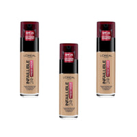 L'Oreal L'Oréal Paris Infallible 24hr Fresh Wear Liquid Foundation - 220 Sand, Pack of 3 (3 x 30 ml)
