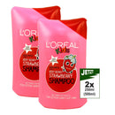 L'Oreal L'Oréal Kids Very Berry Strawberry Shampoo, 2 x 250 ml (500 ml) - Children's Shampoo
