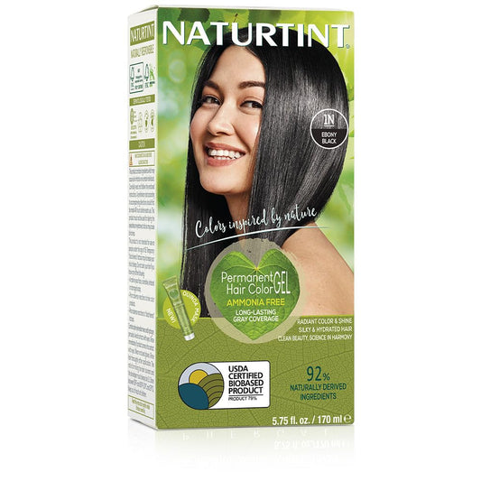 NATURTINT Naturtint Hair Colour 1N Ebony Black 165ml