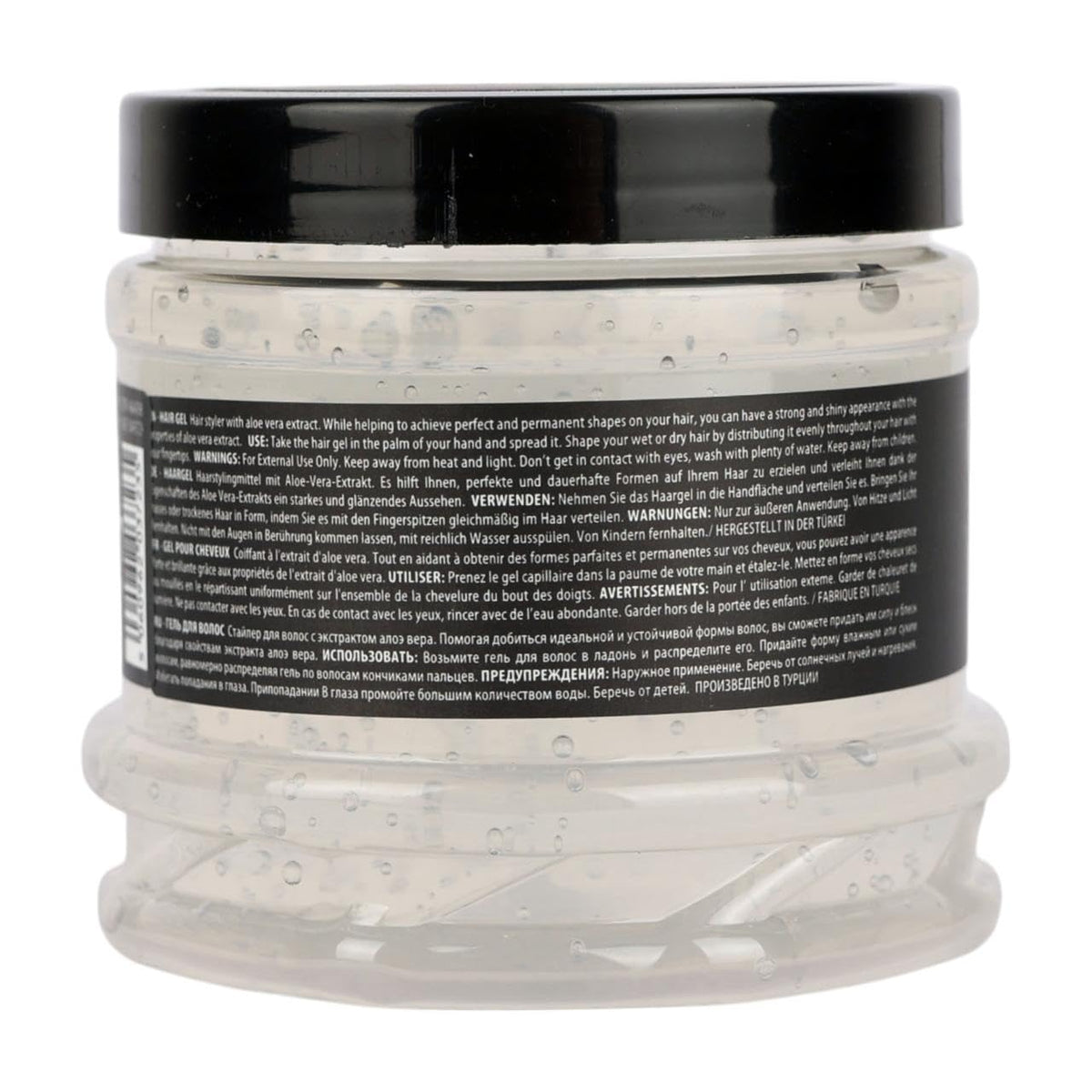 G Gabri Gabri Professional Hair Gel Series 250 ml - Strong Hold Hair Styling Gels - High Gloss, Anti-Frizz Effect, Edge Control - For All Hair Types (250 g (1 Pack), Crystal)