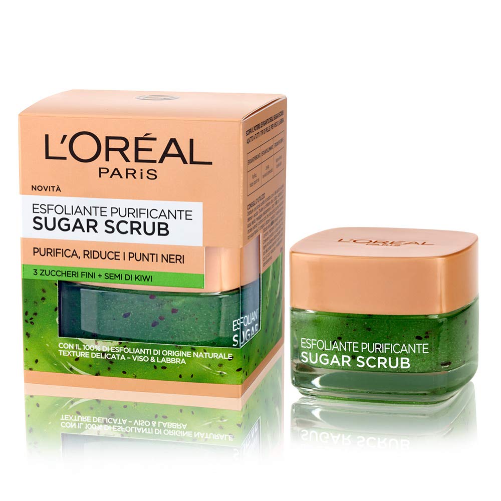 L'Oreal sugar scrub facial purifying exfoliating 50 ml