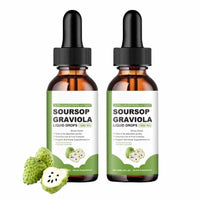 DEJIN 2 Pcs Organic Soursop Oil - Natural Graviola Extract for Immune Support, Rich in Antioxidants, Vegan & Non-GMO