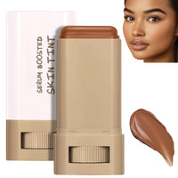Foundation Stick Beauty Balm Serum Boosted Skin Tint,Solid Tinted Moisturizing Serum Contour S/tick,Contour S/tick,F/oundation Face Sti/ck,Flawless Foundati/on Stic/k,Sti/ck Found/ation,(#03,18g)