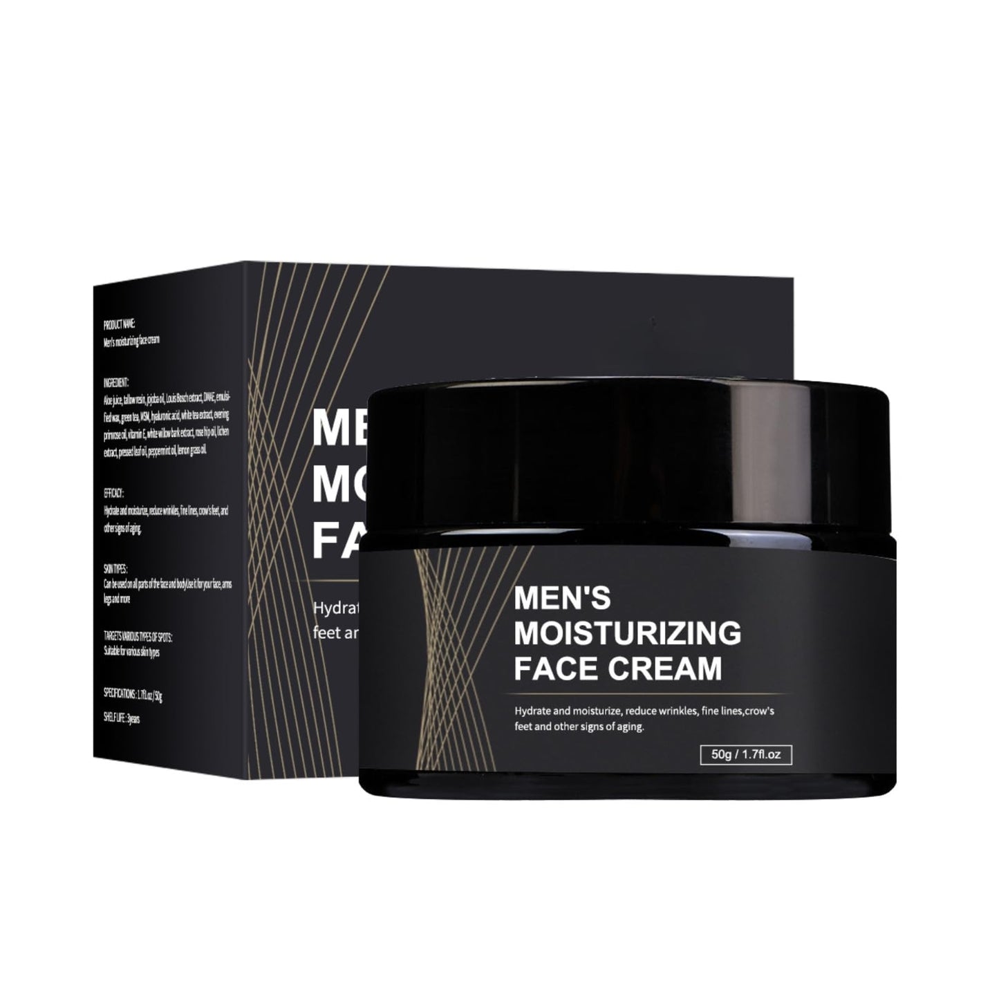 Shefave Men's wrinkle cream hydrating refreshing skin care nourishing lifting repair