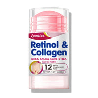 Retinol & Collagen Stick for Face Neck Firming Cream, Moisture Glow Multi Balm Stick, Collagen Face Cream for Anti Wrinkles, Retinol Sticks, Neck Tightening Cream, Moisturizing, 40g