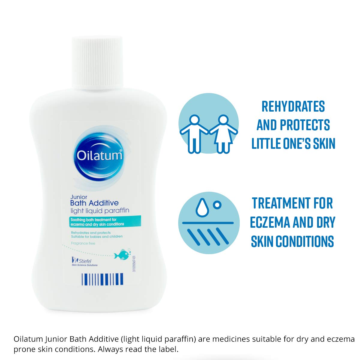 Oilatum Junior Emollient Bath Additive for Eczema and Dry Skin Conditions 150ml
