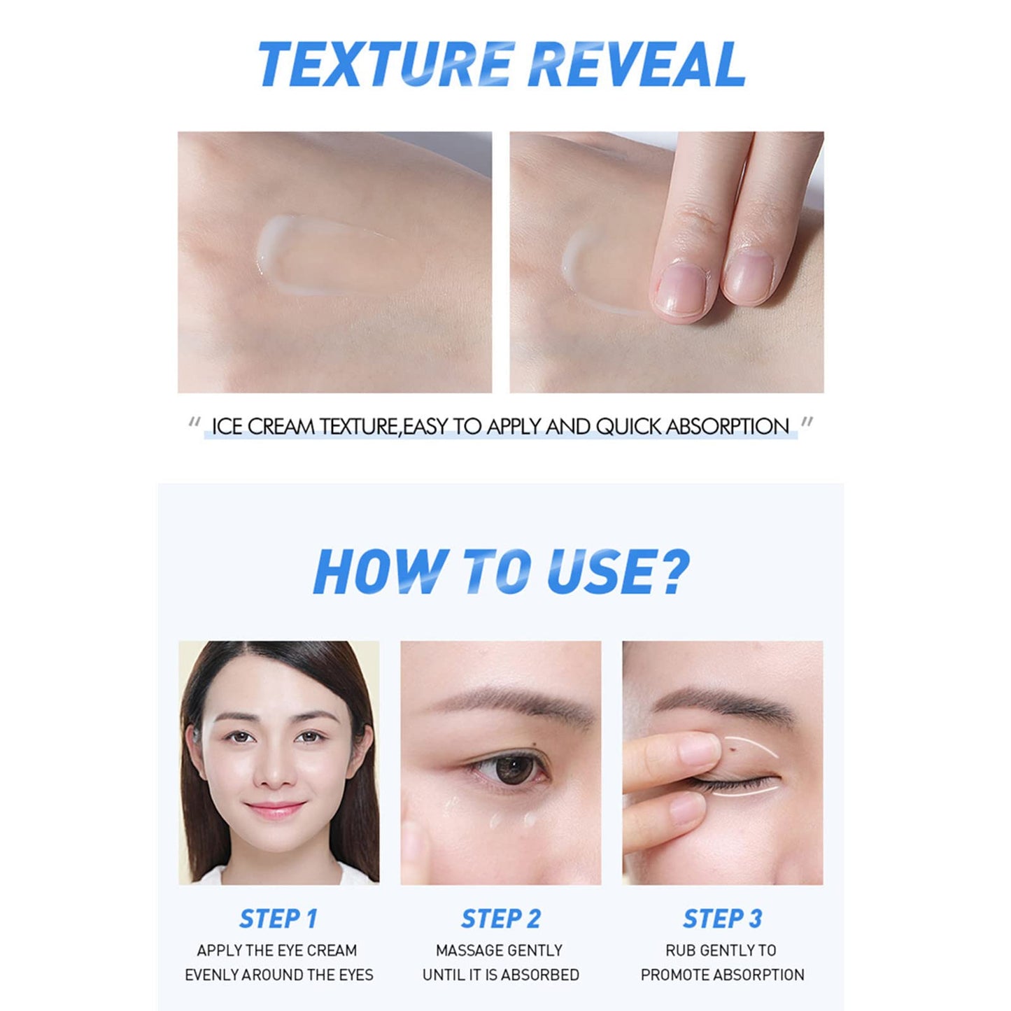 Avocado Eye Cream Elastic Moisturizing Eye Cream Remove Pouches Dark Circles Anti-Wrinkle Diminishing Eye Lines Lifting Firming