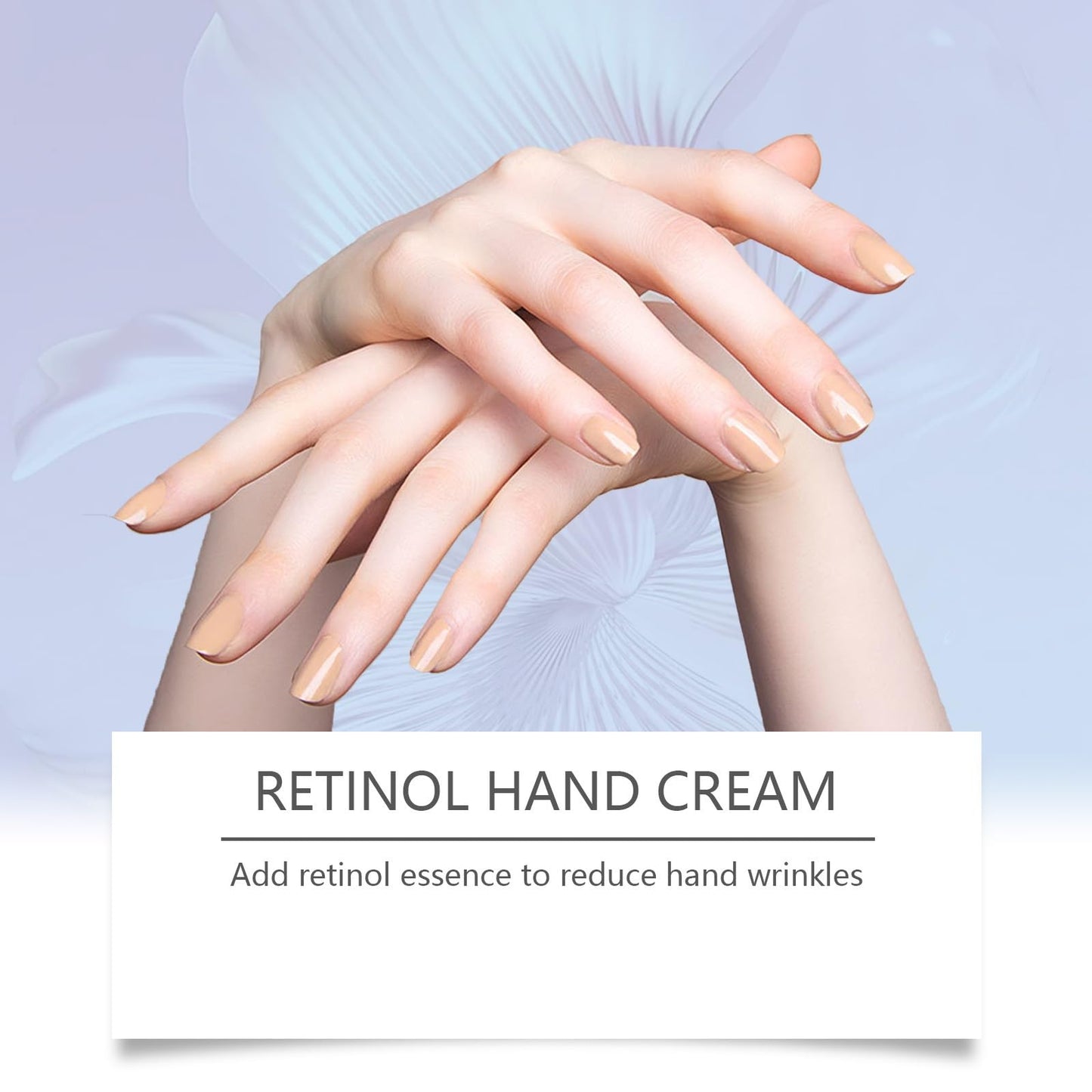 Ruojiar Retinol Hand Cream - Anti Aging,Relief Intense Moisture Hand Cream,Firming Hand Lotion,Retinol Moisturizer for Aging,Care &Protects Skin,Suitable for All Skin Types,Moisturize Effectively Non-Greasy