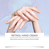 Ruojiar Retinol Hand Cream - Anti Aging,Relief Intense Moisture Hand Cream,Firming Hand Lotion,Retinol Moisturizer for Aging,Care &Protects Skin,Suitable for All Skin Types,Moisturize Effectively Non-Greasy