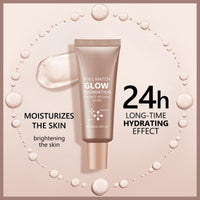 SHEBEEDO Natural Glow Illuminator Glotion,True Match Natural Glow Enhancer,Bronzing Drops Makeup Highlighter For Radiant,Hydrating Moisturizing Highlighter Lightweight Base For Face & Body,Medium