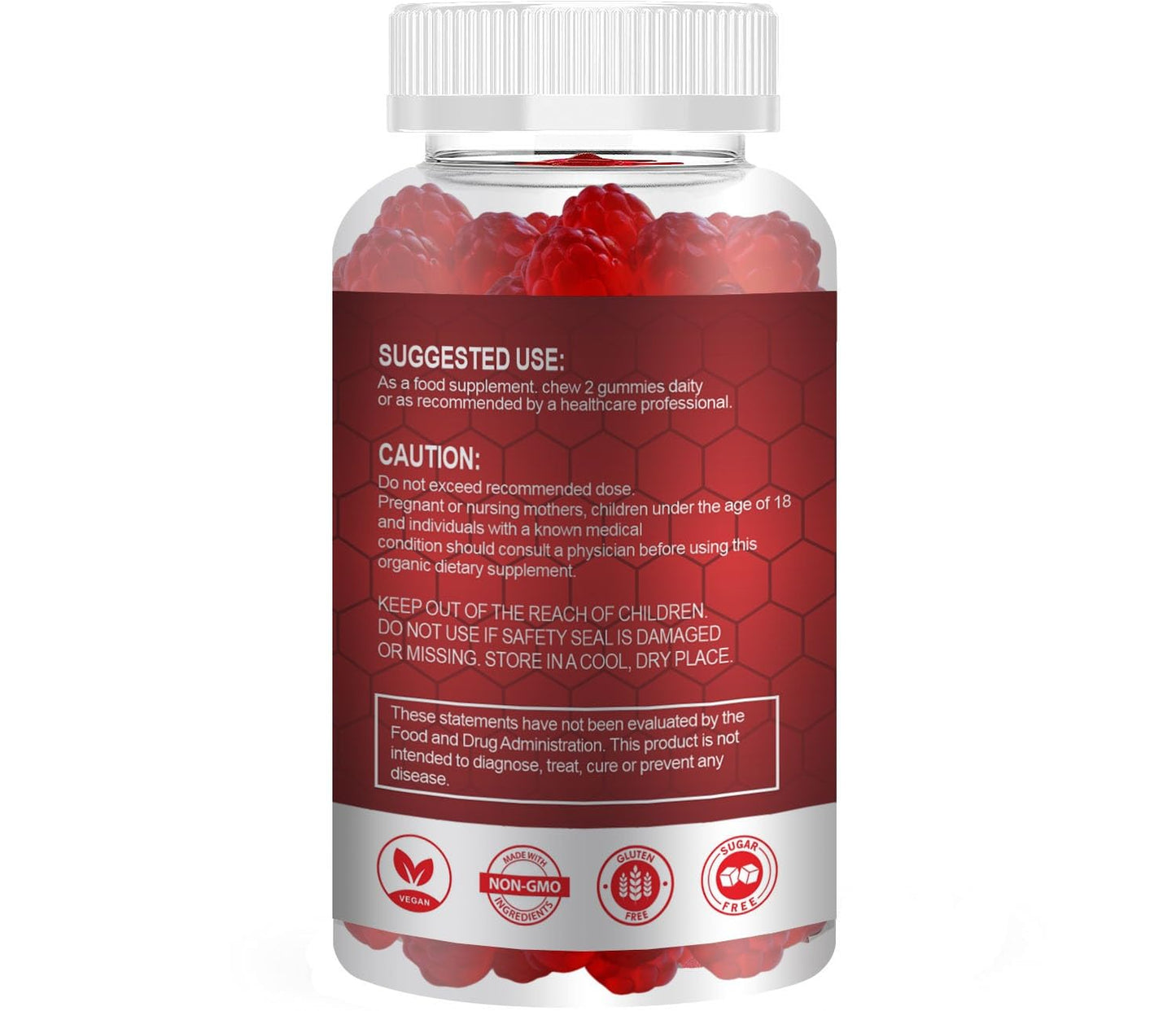 Izkan Creatine Gummies 5000mg (5G) for Men & Women - 90 Chewable Creatine Monohydrate Gummies Strawberry Flavoured | Pre Workout Gym Supplement| Muscle Boost| 3 Per Day - Vegan & Halal (1X)