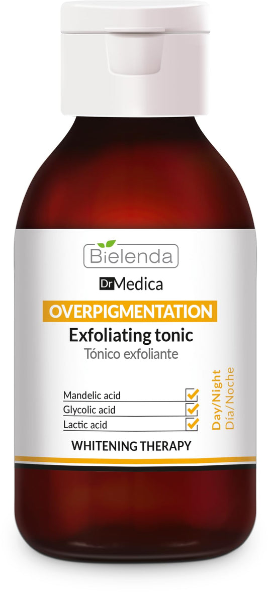 Bielenda Dr Medica Overpigmentation Peeling Tonikum, hilft Hautverfärbungen und Unreinheiten zu reduzieren, 250 ml