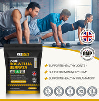 Boswellia Serrata Extract 10,000mg – 65% Boswellic Acid (500mg per Capsule) | Joint Care Supplements | 30 Capsules (1 Months Supply) | Indian Frankincense Resin | by PROELITE