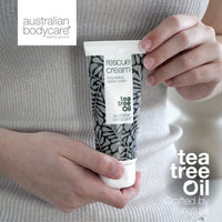 tea tree oil australian bodycare Australian Bodycare Rescue Cream for Sore Skin | Anti Redness Cream for Sore Bum | Bedsore Treatment | Healing Cream for Wounds & Nappy Rash | Barrier Cream for bedsores | 100ml