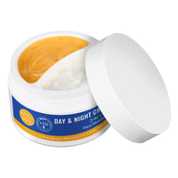 AOPEIBOTO Day & Night Face Cream, 20% Vitamin C Day Cream and 1% Retinol Night Renewal, 2-In-1 Dual Face Moisturizer for Women, Men 3.53oz/100g