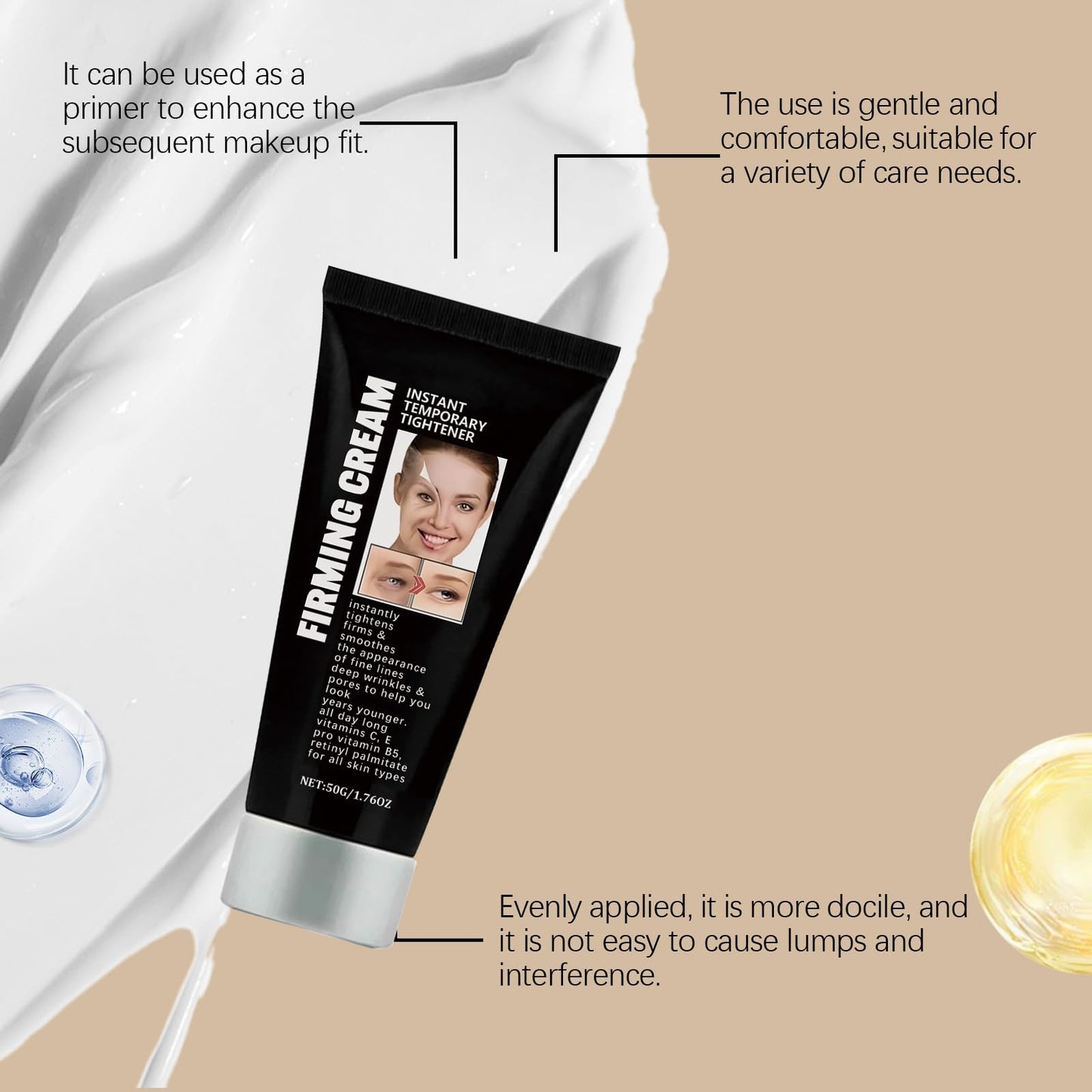 100g Jorondy Firming Cream, 2025 New Advanced Skin Firming Cream, Anti Wrinkle, Tightening and Lifting, Improves skin Sagging, Smooths Wrinkles and Fine Lines