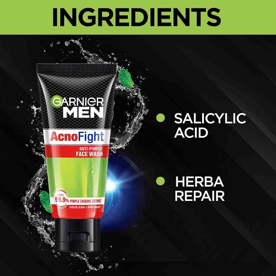 Garnier For Men Acnofight Face Wash, 50G