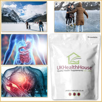 UKHealthHouse Garlic 3mg - Tablets - Pure Potent - Vegan - High Strength - 100% Natural Allicin Supplement - Odourless Garlic Pearls - One-a-Day Pills (90 tabs)