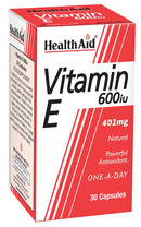 HealthAid Vitamin E 600iu - 30 Capsules