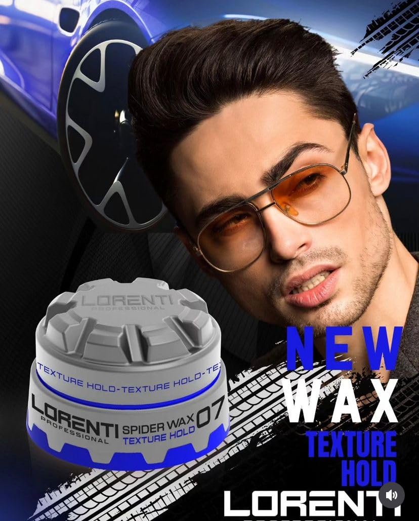 LORENTI Styling Hair Wax Pro-Vitamin B5 Men Collection Strong Hold (Spider Wax) 150ml