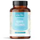 Marine Collagen Tablets 1400mg | with Hyaluronic Acid, Vitamin C, E, Zinc & Biotin | High Strength Hydrolysed Collagen Supplements for Women and Men | 120 Tablets | Skin, Joints & Hair | Alpha Foods