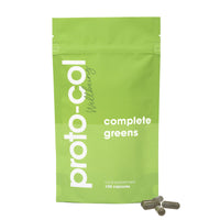 Proto-Col Proto-col | Complete Greens Capsules - 14 Superfoods and Adaptogens Including Ashwagandha & Spirulina | Vegan & Gluten-Free | Advanced Formula | UK Made | 150 Capsules