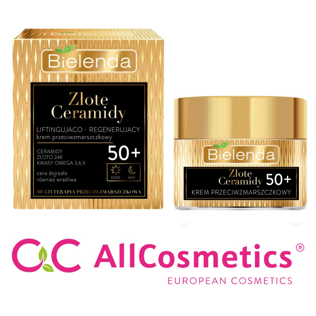Bielenda Golden Ceramides Lifting-Regenerating Anti-Wrinkle Face Cream 50+ 50ml