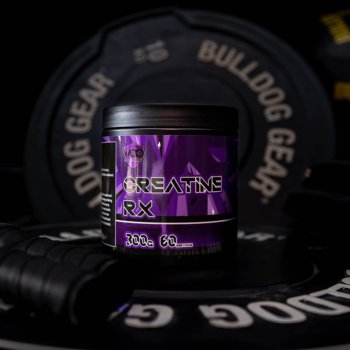Hellenia Creatine Monohydrate Powder, Suitable for Vegans, Unflavoured, Scoop Included - WOD Powders - 300g