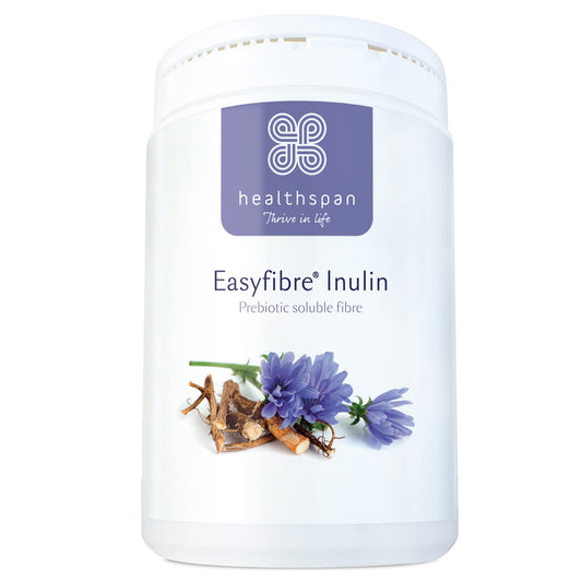 Healthspan Easyfibre Inulin (450g) | A Natural Way to Keep Your Digestive System Functioning Healthily | Increase Fibre Intake | Made from 100% Chicory Root | Vegan