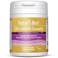 NATURE'S BEST Collagen Beauty Powder - 100g | 40 Servings | Supports Skin Elasticity & Reduces Fine Lines | Patented VERISOL® Bioactive Peptides | Fast Dissolving & Taste-Free!