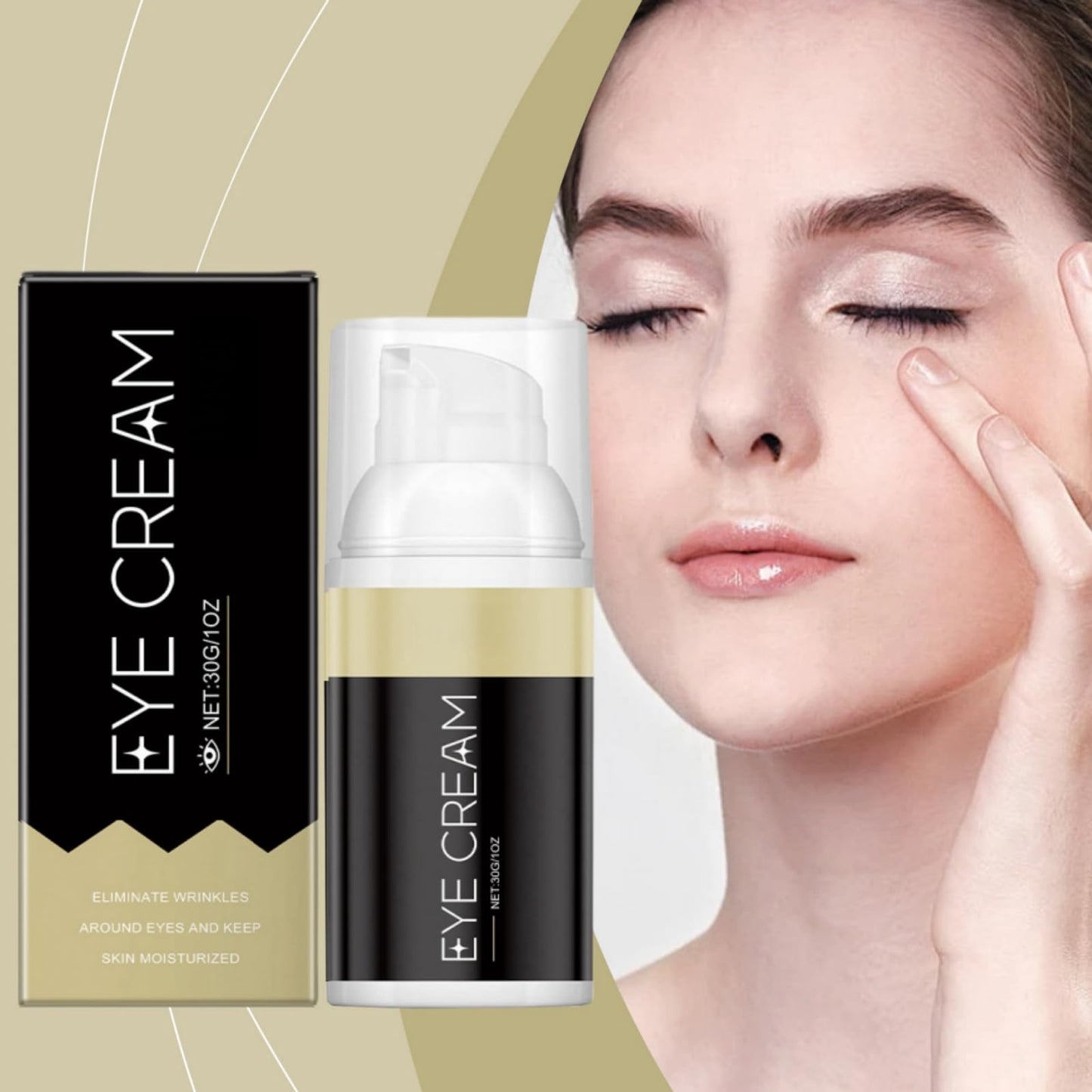 Instant Firm Eye Cream,Lumibalm Stick for Under Eye Bag,Eye Balm Stick,Temporary Eye Tightener Eye Cr/eam,Anti Ageing Eye Cr/eam,Eye Bag Serum,Firming Eye Cr/eam,Eye Care Lotion for Tightening Eye Bag
