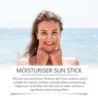 IZBEAUVO Sunblock Stick SPF 50 PA+++, Sun Cream SPF50+ for Face & Body, Waterproof Sun Stick, High Protection Travel Size Sun Cream, Ultra Light UV Protetion Sunscreen Stick, Moisturizing & Refreshing