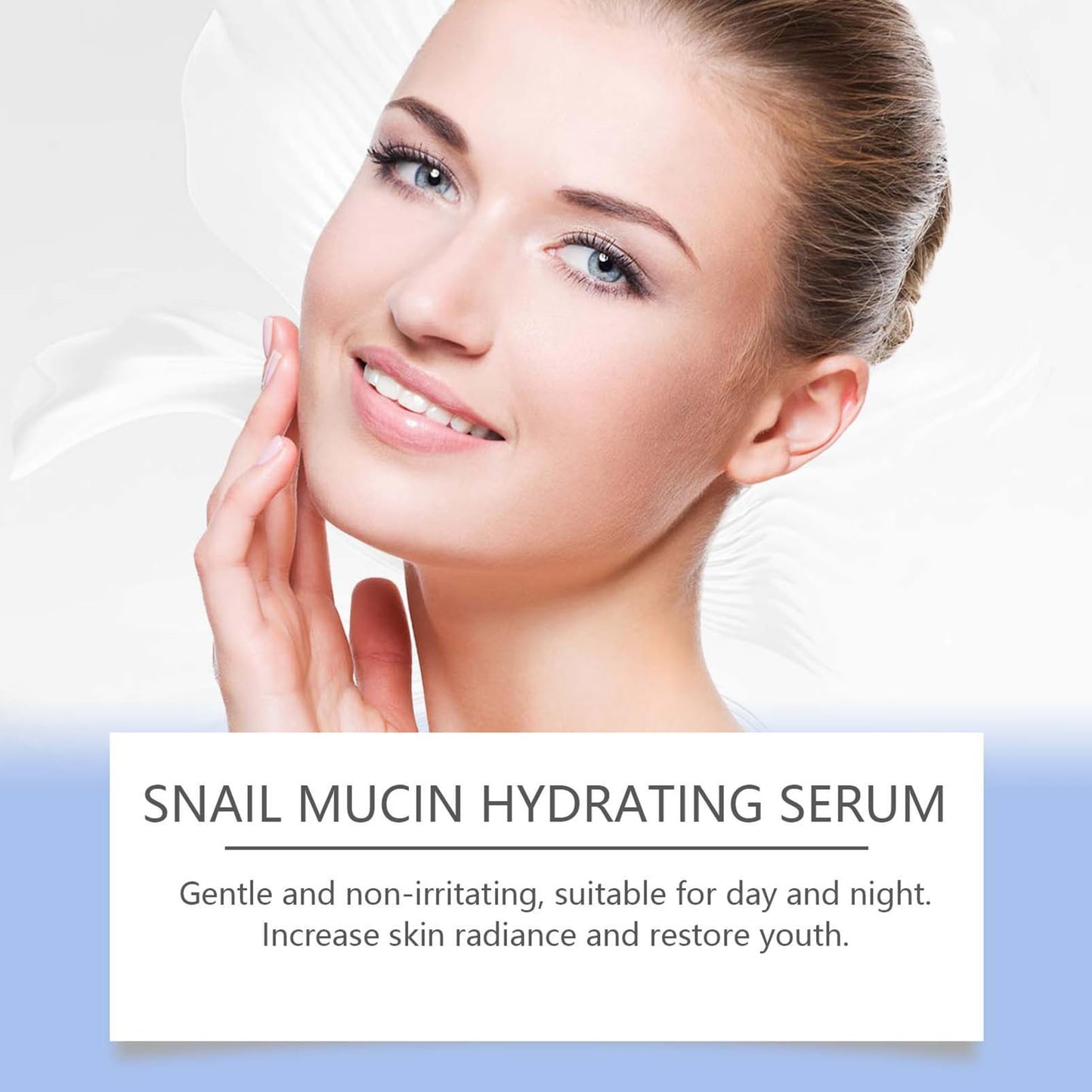 Snail Mucin Essence- Face Serum for Women with Collagen & Niacinamide - 24H Hydrating Serums for Face & Neck - Niacinamide Serum for Fades Dark Spots & Fine Lines - Vegan, Sensitive Skin-Friendly