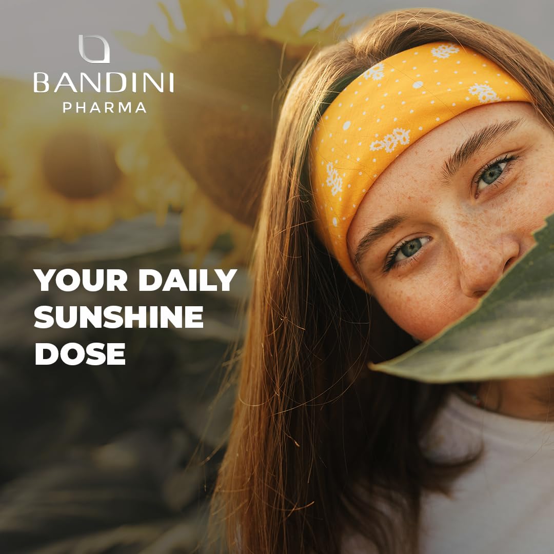 BANDINI Bandini® Vitamin D 2000 IU - High Strength Vitamin D3 Supplement (Cholecalciferol) - 400 Easy Swallow Micro Tablets (1+ Year Supply) - Vegetarian Vitamins - Immune System Booster & Bone Health Support