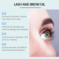 OuXing Eyelash Growth Serum,Eyelash Serum Lash Growth Enhancer,Lash Ser-um,La-sh&Br-ow O-il&Applicator,L-ash Ser-um for G-rowth and Thickness,Eye-lash Se-rum,Portable Eye-lash and Brow Oil Eyebrow,Brow Oil