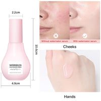 Watermelon Glow Niacinamide Moisturize Serum, Ksndurn Facial Serum with Hyaluronic Acid Glycerin Vitamin E - Lightweight Facial Serum & Priming Liquid Highlighter (60ml)