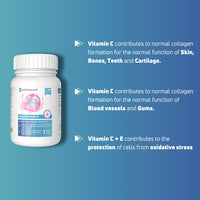 Healthmarque Collagen Complex | Collagen + Hyaluronic Acid + Vitamin C + Vitamin E | Tablets
