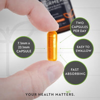 Organic Turmeric 1440mg with Black Pepper & Ginger (2 Packs of 180)- 360 Vegan Turmeric Capsules (6 Month Supply) – High Strength Organic Turmeric with Active Ingredient Curcumin - UK Made - Nutravita