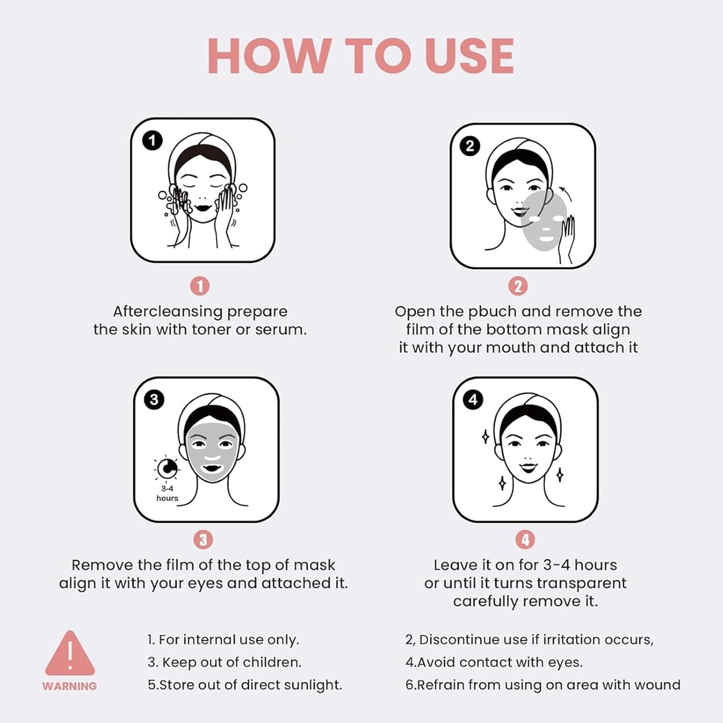 RuverLand Bio Collagen Face Mask 8 PCS, Collagen Real Deep Overnight Masks, Deep Hydration, Reduce Wrinkles, Elasticity Improvement, Night Treatment for Youthful Skin