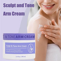 Sculpt & Tone Arm Cream,Arm Tightening Cream,Ar/m Firming Cre/am for Women,Skin Tightening Cre/am Body,Tighte/ning & Firming Cr/eam for Loose,Saggy Sk/in Tightener,Smooths Wrinkles, Deeply Hydrates
