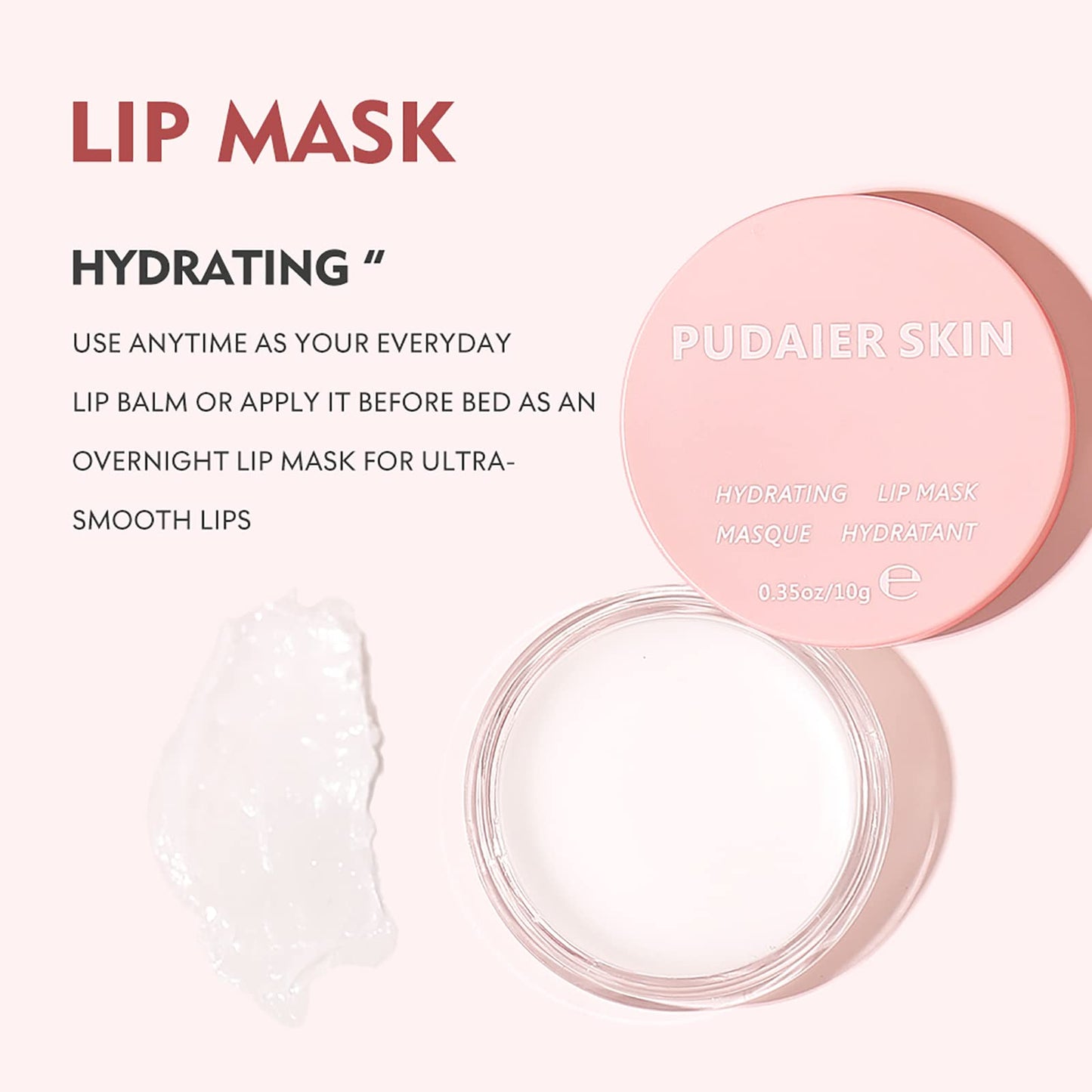 Skynest 3 Pcs Lip Care Kit, Hydrating Lip Glow Oil, Moisturizing Lip Mask, Exfoliating Lip Scrub, Lip Care Plumping Makeup Set for Shiny and Nourishing Lips, Dry Lips Treatment