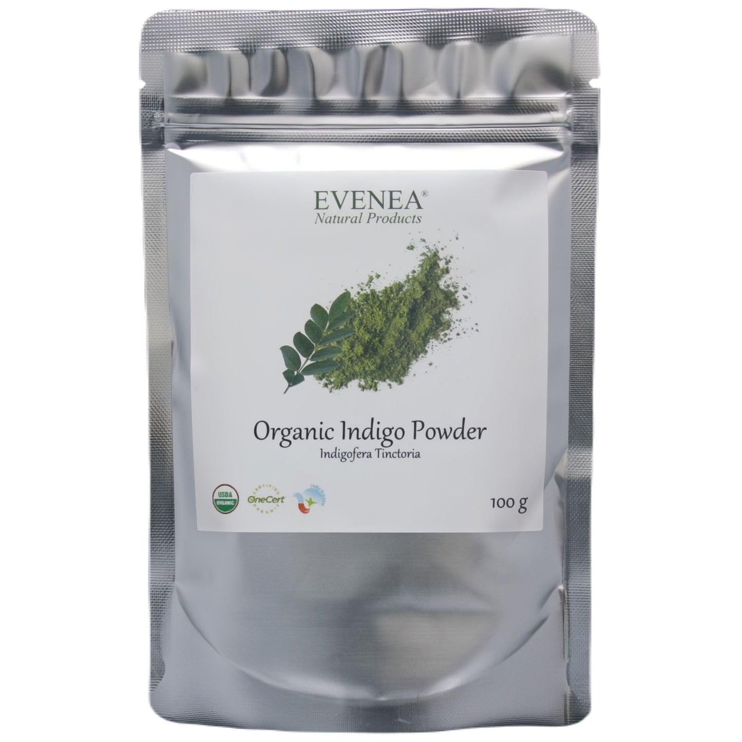Organic Indigo Leaf Powder from India - Pure and Premium Quality (100g)