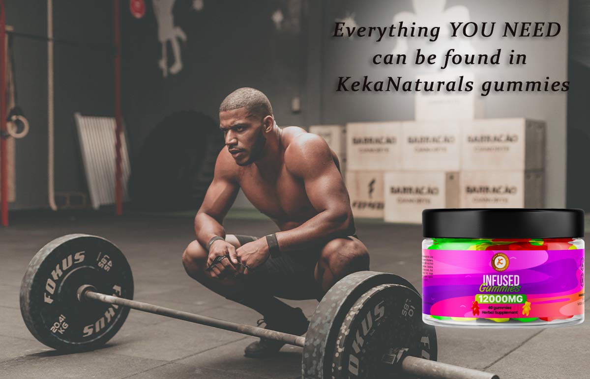 Premium Gummies | 12000mg | 40 Gummies | Max Strength | Made in UK |