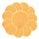 12Pcs Large Facial Sponges Reusable Natural Face Sponges Cleansing Puff Mask Sponges Make Up Remover Sponges Pads Cellulose Sponges Face Wash Sponge Reusable Round Face Sponge For Facial Cleaning SPA