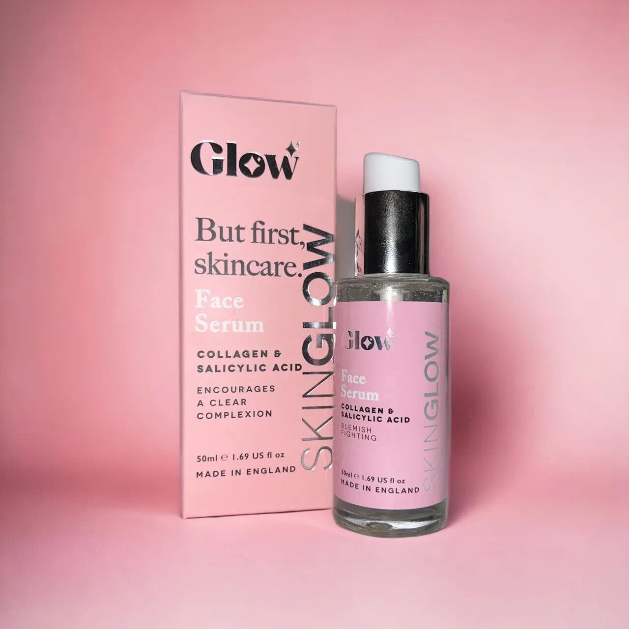 natures clinic Skin Glow Face Serum Collagen & Salicylic Acid For A Clear Complexion 50ml