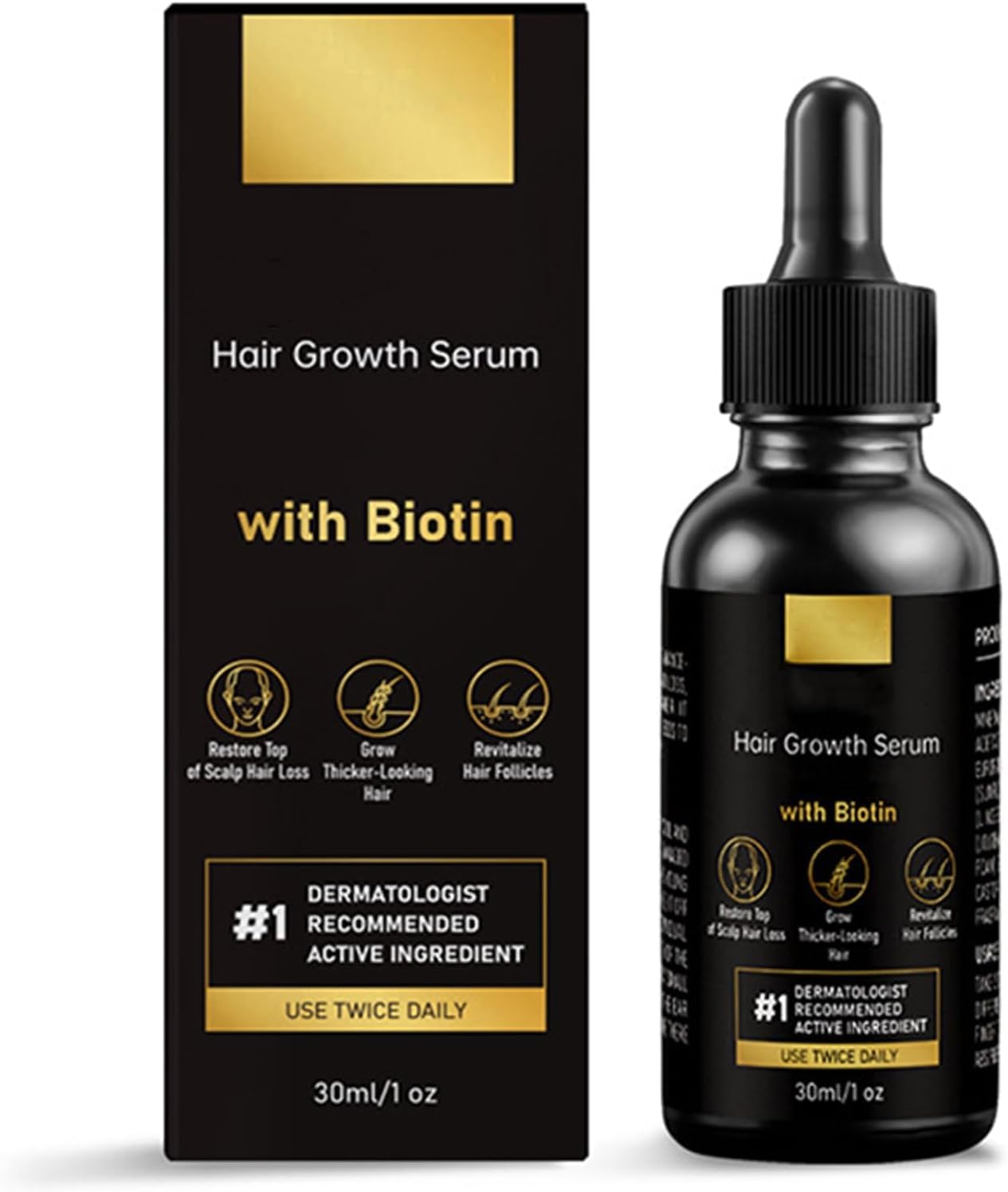 BloomBelle Men and Women Hair Growth Serum, Hair Serum for Hair Growth with Biotin